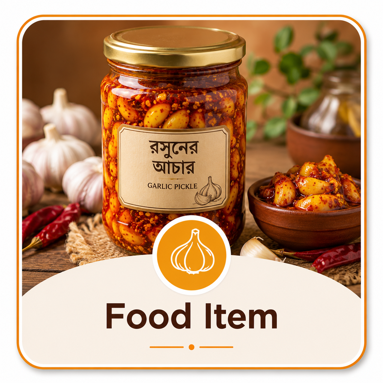 রসুনের আচার ২৫০ গ্রাম