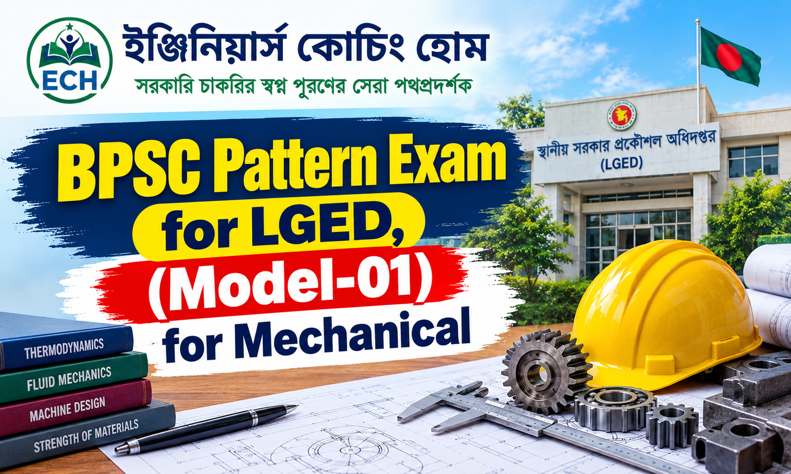 BPSC Pattern Exam for  LGED, (Model-01) for Mechanical